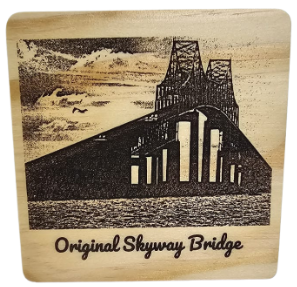 Personalized Engraved Wood Coasters (set of 4)