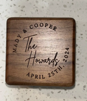 Personalized Wedding Ring Box