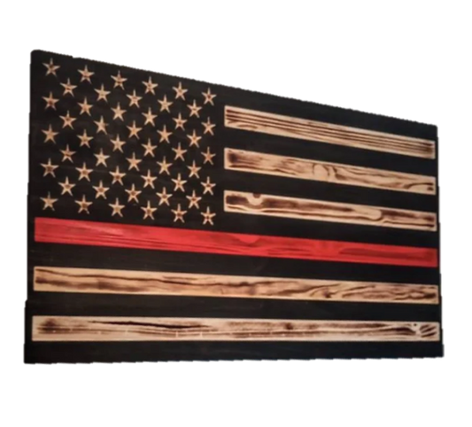 US WOODEN FLAG WALL PICTURE